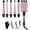 Rose Gold, variant on 6-in-1 Curling Iron Set with Thermal Brush, Bubble Wand and 3 Interchangeable Ceramic Barrels 0.35 to 1.25 Inch, 30 Second Heat Up Includes Comb Glove and Clips for Salon Results at Home