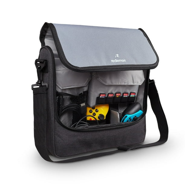 Mochila de Viaje Redlemon para Nintendo Switch con Compartimentos para  Cartuchos Cables Controles y más