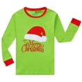 thumbnail image 3 of Elowel Matching Family Christmas Pajamas - Santa Hat 2-piece PJ Set, 3 of 4