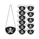 thumbnail image 1 of Parches de ojo de pirata, disfraz de fieltro negro, parches de ojo de capitán de calavera de un solo ojo para fiesta temática de piratas de carnaval (10 piezas), 1 of 5