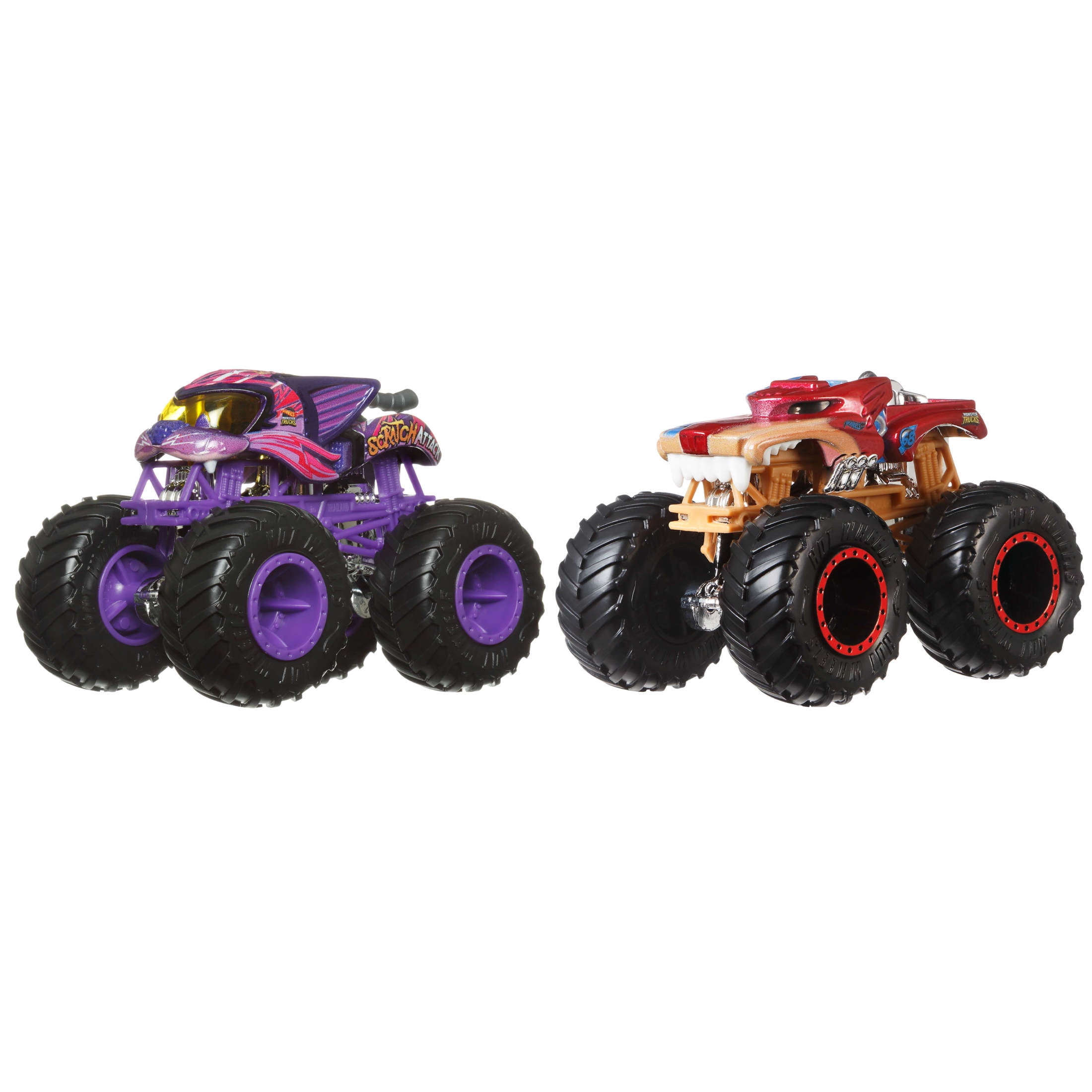 Hot Wheels Monster Trucks Demolition Doubles, 2Pack of 1:64 Scale Toy Trucks (Styles May Vary)  (图5) Hot Wheels Monster Trucks Demolition Doubles, 2Pack of 1:64 Scale Toy Trucks (Styles May Vary)  (图5)