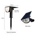 thumbnail image 3 of Cateissary Paquete de 2 focos LED solares para iluminación exterior impermeable, prácticos y modernos para paisajes Iluminación y accesorios, 3 of 6