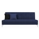 thumbnail image 2 of Sofa Cama Reclinable El Bazar Store Karla Azul Marino Lino Futón 3 posiciones Abotonado Sala, 2 of 6