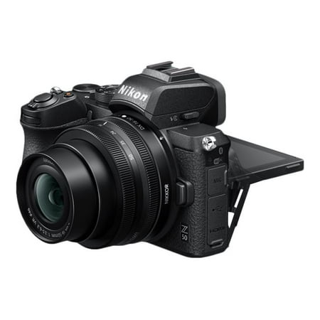 Nikon - Z50 Mirrorless 4K Video Camera with NIKKOR Z DX 16-50mm f/3.5-6.3 VR Lens - Black