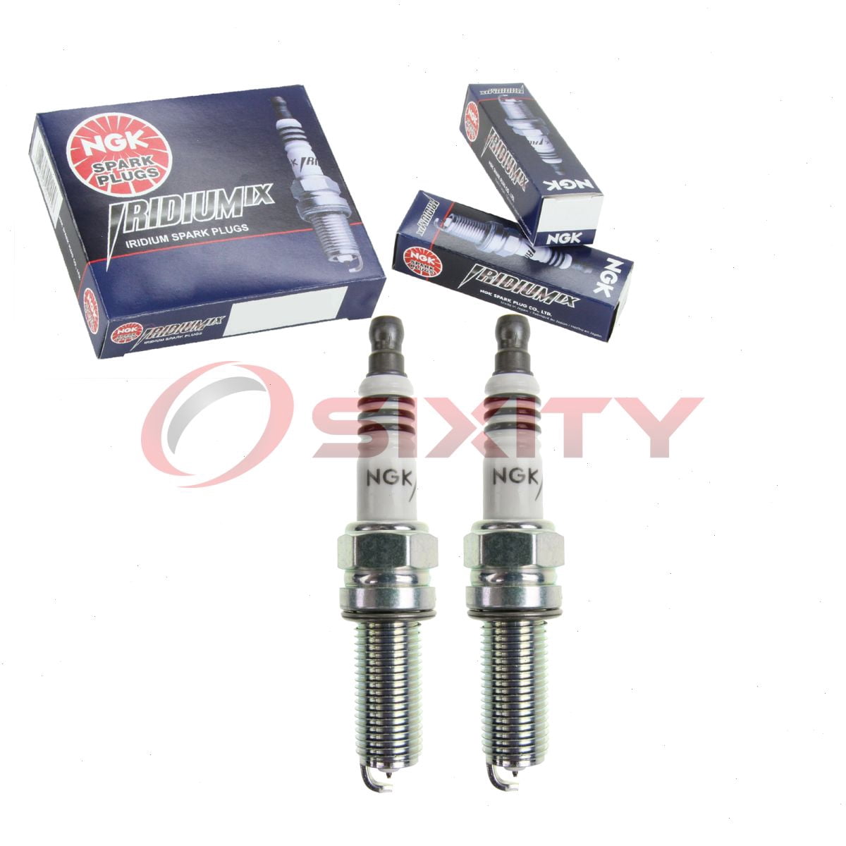2 pc NGK 93175 Iridium IX Spark Plugs for Ignition Wire Secondary