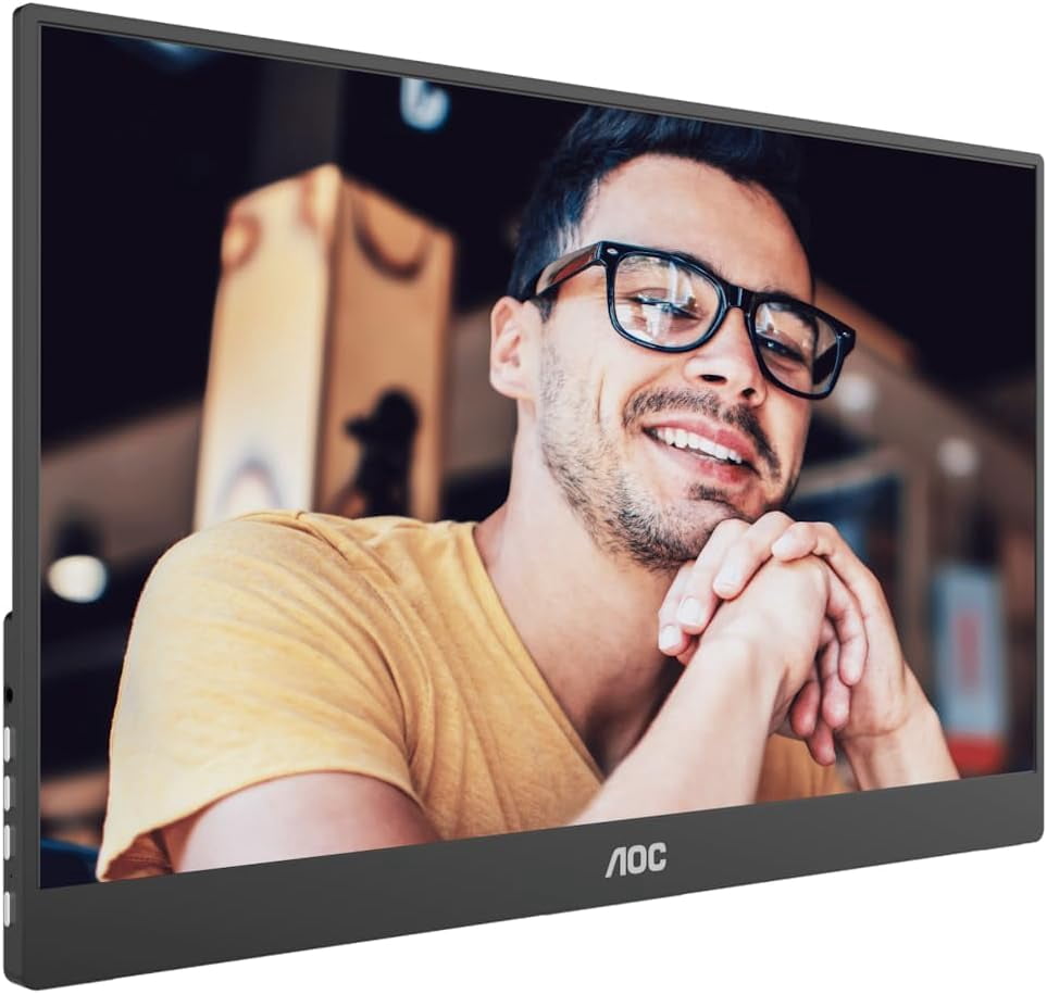 AOC 16T15 - 16" FHD (1920x1080), IPS, Portable Monitor, USB-C