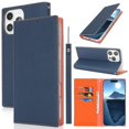 thumbnail image 5 of For iPhone 16 Pro Wallet Case Genuine Cow Leather Phone Cover Litchi Texture, 5 of 5