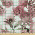 thumbnail image 2 of Ambesonne Vintage Fabric by the Yard Upholstery, Soft Tones Nostalgic Peony, 3 Yards, Pastel Pink and Pale Rose, 2 of 5