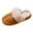 Khaki, variant on Platform Fuzzy Slippers for Women Indoor and Outdoor Fashion Casual Plush Lined Warm Winter Suede Mules Slip on Snow Boots Cozy Memory Foam Slides Booties Beige Size 7