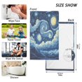 thumbnail image 3 of Wobogo Starry Night Face Towel Soft Breathable Cotton Towel Set for Bathroom Kitchen Hotel Spa Gift Decor, 3 of 7