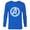 Royal, variant on Avengers Logo Lucky Shamrocks St. Patrick’s Day Green - Long Sleeve T-Shirt for Men - Customized-White