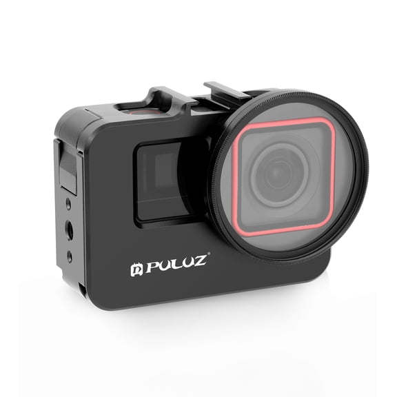 Camera Protective Frame Cage For Insta360 Ace Pro/Ace, Metal Protective Case Frame Durable Housing Case Cage Shell Adapter Frame with 52mm UV Filter & Adapter Ring