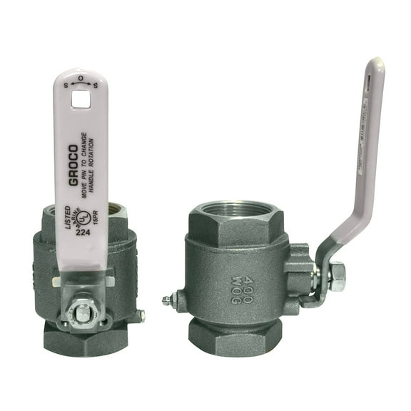 Groco IBV-S Stainless Steel Full-Flow In-line Ball Valve