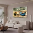 thumbnail image 3 of Póster de lienzo con decoración de barco pequeño, decoración de dormitorio, paisaje deportivo, decoración de oficina, regalo, estilo marco, 20 x 30 cm, 3 of 8