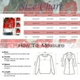 thumbnail image 5 of Noël Femmes Sweat-Shirt Long Sleeve Fermeture Cardigan Imprimé Mode Pull Mi Longueur Veste Col Rond Chaud Chandail Vacances Noël Outwear, 5 of 5