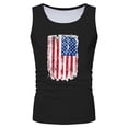 thumbnail image 2 of kpoplk Mens 3D Tank Top Novelty Graphic Breathable Quick Dry Short Sleeved Beach Shirt(Black,M), 2 of 4