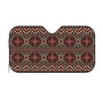thumbnail image 2 of ZNDUO Retro Fashion Ethnic Folk Pattern Car SUV Windshield, Medium Size UV Rays and Heat Sun Visor Protector Foldable Sun Shade Car Windshield, 2 of 8