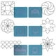 thumbnail image 3 of Moyic Juego de muestra de plantilla de regla de acolchado de movimiento libre de 6 uds, regla de máquina de coser, reglas de Patchwork, herramienta de Artesanía Moyic HA008795-00, 3 of 6