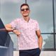 thumbnail image 4 of Fotbe Ribbon Bow Camiseta Polo de Golf para Hombre con Estampado – Camisa Deportiva Transpirable con Cuello Abotonado-Small, 4 of 6
