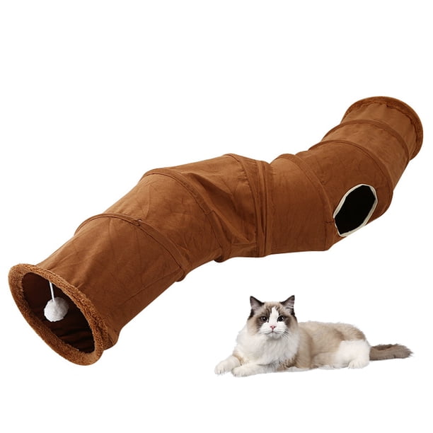Tubo plegable del juego del gato de la forma de S del túnel del gato del camino 10 pulgadas de diámetro