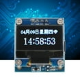 thumbnail image 3 of Clock Module, Double Layer Structure 0.96in OLED Display PCB Board  and Stable OLED Display Clock Module  for Second Development for DIY LCD WIFI Clock, 3 of 7