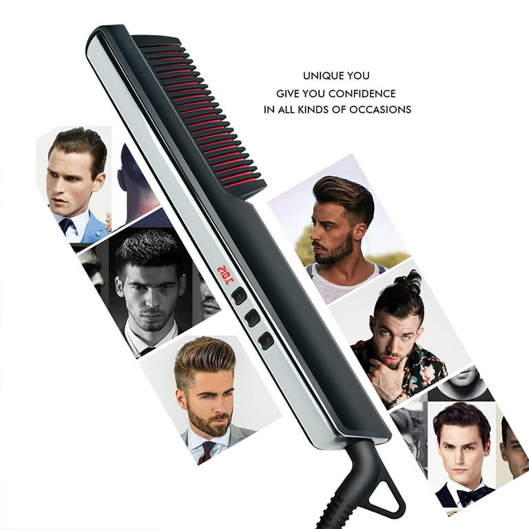 LED Display Negative Ion Hair Straightener Brush Hair Straightening Comb Women Men Styling Comb LED Display Negative Ion Hair Straightener Brush Hair Straightening Comb Women Men Styling Comb