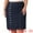 Dark Blue, variant on Women's Plus Button Front High Waist A Line Midi Jean Skirt 2X Blue