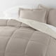 thumbnail image 4 of Juego de Edredón Reversible para Todas las Estaciones, Transpirable, Fresco, en Natural y Café con Leche, Ropa de Cama Tamaño XL Individual/Individual de Comfort Canopy, 4 of 14