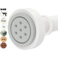 thumbnail image 2 of BloomFlower White Shower Rod with 12 Hooks, Adjustable 18-72 inches,Rust Resistance,Tension Metal Rod,No Drill, 2 of 5