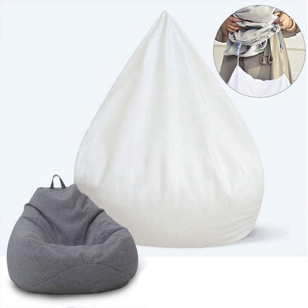 Carolilly Carolilly Beanbag Cover, Lazy Sofa Cover, Thicken Solid Color Large Lining Case Home Decoration