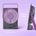 thumbnail image 3 of ATUPEN Desk Fan, Portable Fan USB Rechargeable for Office Desktop Bedroom & Women Men Gifts, 3 of 6
