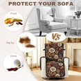 thumbnail image 7 of SCRAWLGOD Daisy Leaf Print Recliner Chair Cover Universal Anti Dust Furniture Protector Anti Slip Reclining Chair Slipcover with Pockets, 7 of 7