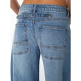 thumbnail image 5 of Celebrity Pink Women's and Women's Plus Slouchy Wide Leg Jean with Back Buckle, Sizes 1-24, 5 of 13