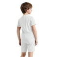 thumbnail image 2 of TSSOE Kids Boys Solid Color Leotard Unisex Ballet Dance Training Basic Leotard Special Needs Adaptive Clothing White 14, 2 of 5