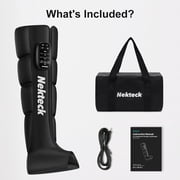 Nekteck Leg Compression Massager Recovery System, Cordless Full Leg Massager for Circulation and Pain Relief, Compression Boots with 6 Modes 4 Intensities, Relaxation, Fathers Day Gift for Dad/Mom