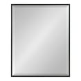 thumbnail image 2 of Kate and Laurel Rhodes Large Framed Decorative Rectangle Wall Mirror, 23" x 29", Black, Sleek Decorative Wall Mirror With Modern Frame, 2 of 7