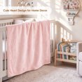 thumbnail image 5 of 4-Pack Baby Blanket for Girls 3D Flannel Fleece Receiving Clearance Crib Blanket for Infant Newborn 30 x 40 Inch, 5 of 7