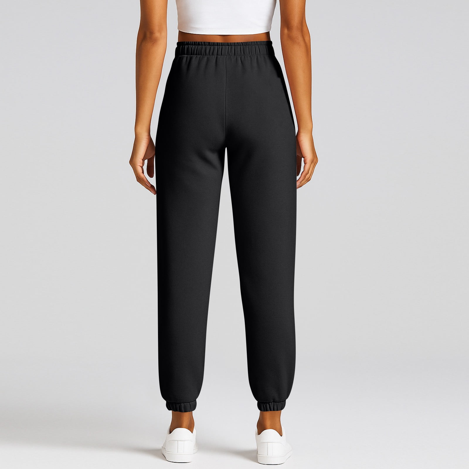 Tianiyouqing Trendy Joggers for Women Petite Length Fleece Lined