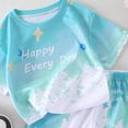 thumbnail image 3 of CAICJ98 Toddler Baby Boys Clothes Summer Outfits Polo Shirt Shorts Set 2Pcs Boys Clothing Sets 12 Month-5T Baby Boys Clothes (Green,9-10 Years), 3 of 3