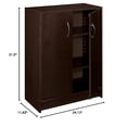 thumbnail image 5 of ClosetMaid 8925 Organizador laminado apilable de 2 puertas, color espresso, 5 of 5