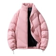 thumbnail image 1 of Puntoco Chaqueta De Abrigo Ajustada Con Capucha Y Cordón Cosido Para Hombre, 1 of 8