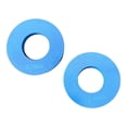 thumbnail image 1 of 2 discos de barra de acero, fáciles de almacenar, microcarga para levantamiento de pesas, suministros de gimnasio para principiantes, entrenamiento en Azul 075 kg, 1 of 8