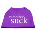 thumbnail image 1 of Vampires Suck Screen Print Shirt Purple Xs (8), 1 of 1