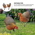 thumbnail image 2 of Rooster Yard Stakes Decorative Premium Realistic metal Chicken Yard Art, 2 of 5