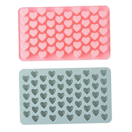 

2Pcs Silicone Cake Molds Heart-shaped DIY Chocolate Baking Mold (Assorted Color)