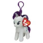My Little Pony Beanie Babies Rarity Clip Plush