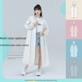 thumbnail image 1 of Poncho impermeable para adultos, portátil, no desechable, transparente, para exteriores, para niños, 1 of 2