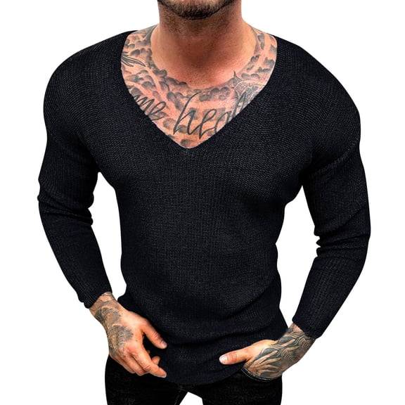 VJATTWR Long Sleeve Tee Shirt with Pocket, Men's Sizes M
