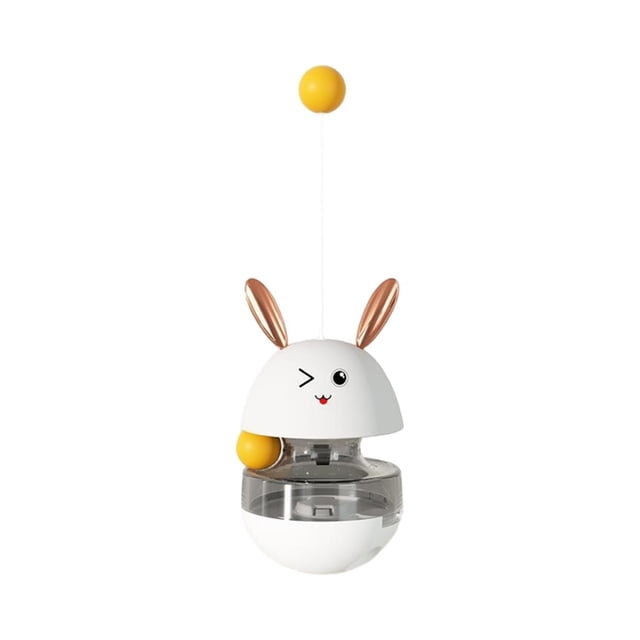 Cat Accessories Interactive Pet Tumbler Toy Detachable Teasing Adjustable Food Dispenser Boredom Automatic Rotation Toy Cat Interactive Toy