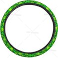thumbnail image 2 of Lucky Clover St. Patrick's Steering Wheel Covers Anti Slip Elasticity Car Accessories Steering Wheel Protector Universal 15h, 2 of 4